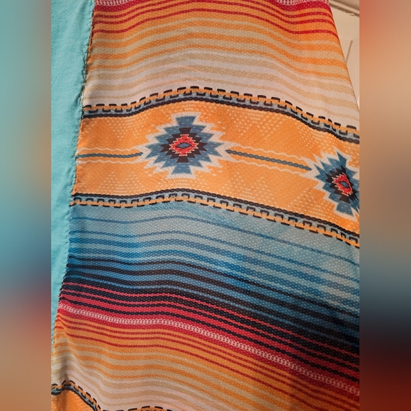 Turquoise Rodeo Graphic Kimono Tee - Picture 5 of 5